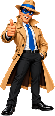 Detective giving a thumbs-up